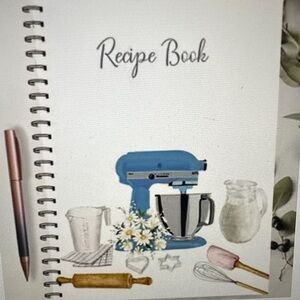 Blue KitchenAid Stand Mixer Recipe Book